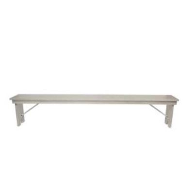 Image two of Tuscan White Bench 8